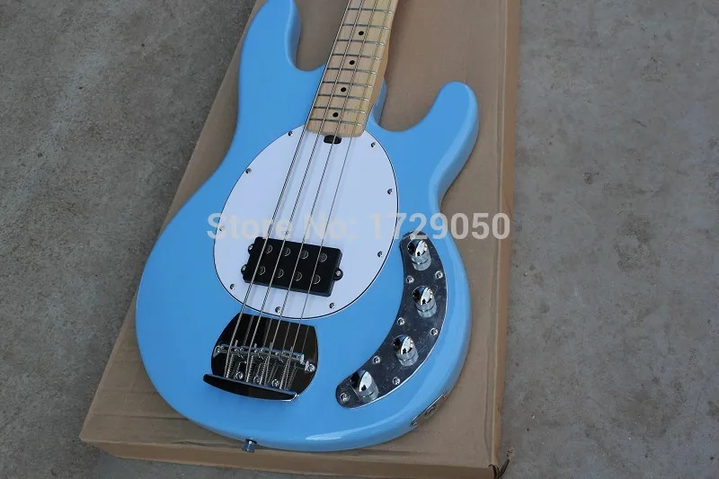 Лучшая цена 100% Новинка Ernie Ball Musicman 4 струны активный пикап синего цвета