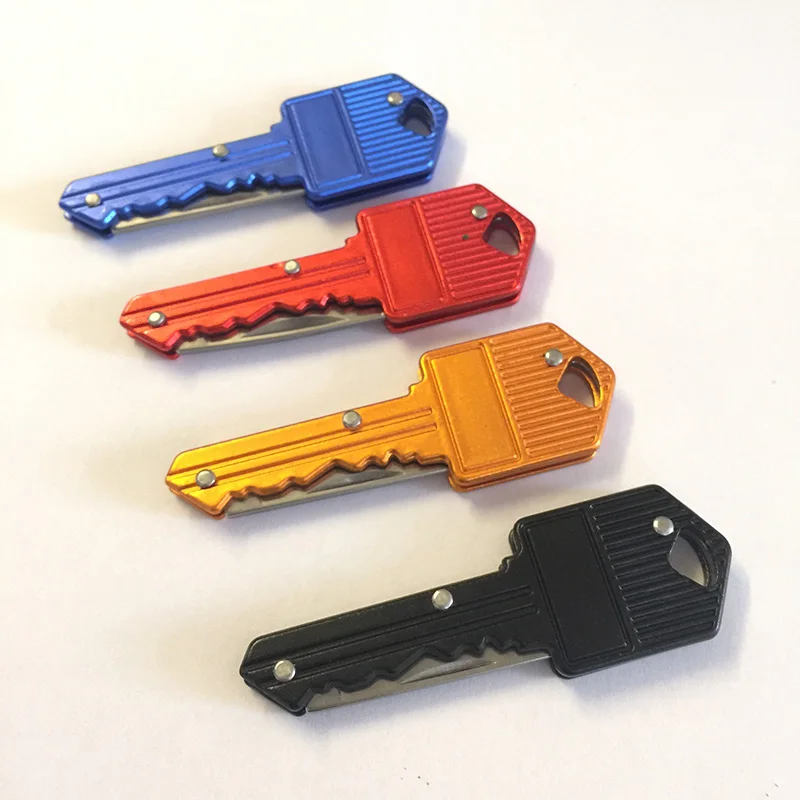 Карманный складной мини-нож для ключей BGT с цепочкой лезвием из нержавеющей стали