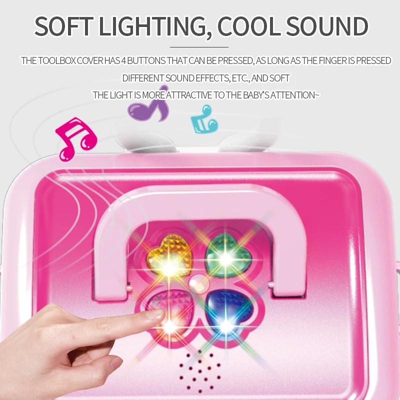 Детский игровой домик макияж Туалетная игрушка портативная тележка чехол