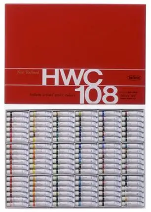 Гольбейн HWC художника воды Цвет пигментные чернила 108/60/30/24/18/12 цветов косметика парфюмерия диспенсер 5 мл 12 цветов 15 мл воды Цвета передовые воды Цвет Краски - Цвет: 108 color 5ml