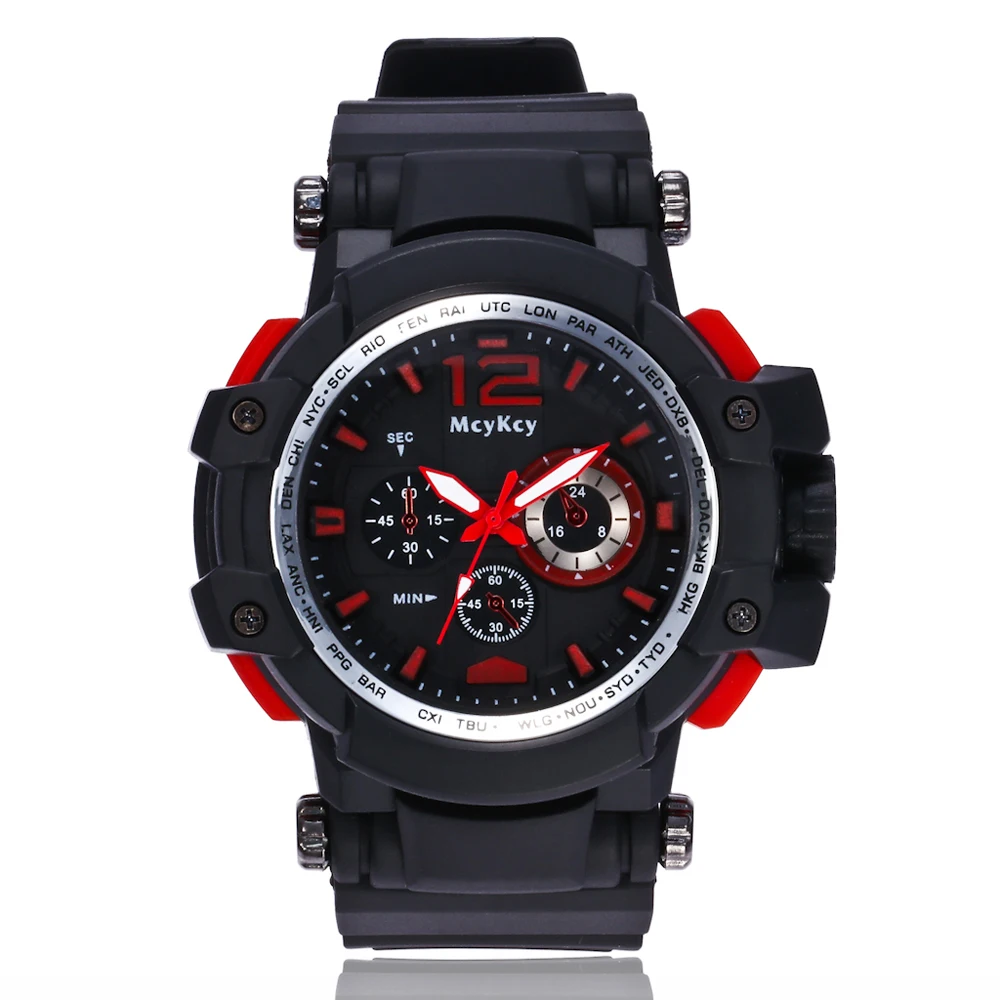 2019 мужские часы Топ Бренд роскошные военные спортивные кварцевые Бизнес Мужские