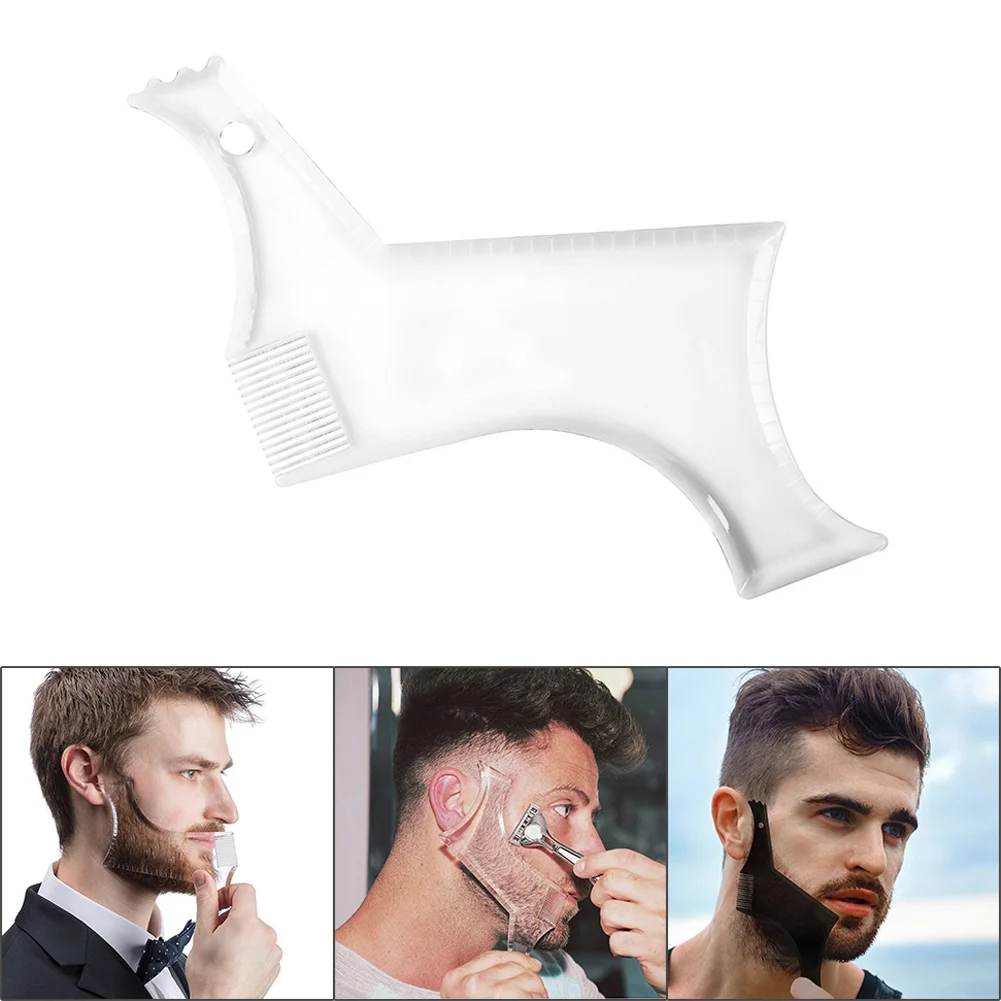 

1 Pcs Symmetry Trimming Beard Shaper Styling Shaping Template Comb Barber Tool 789