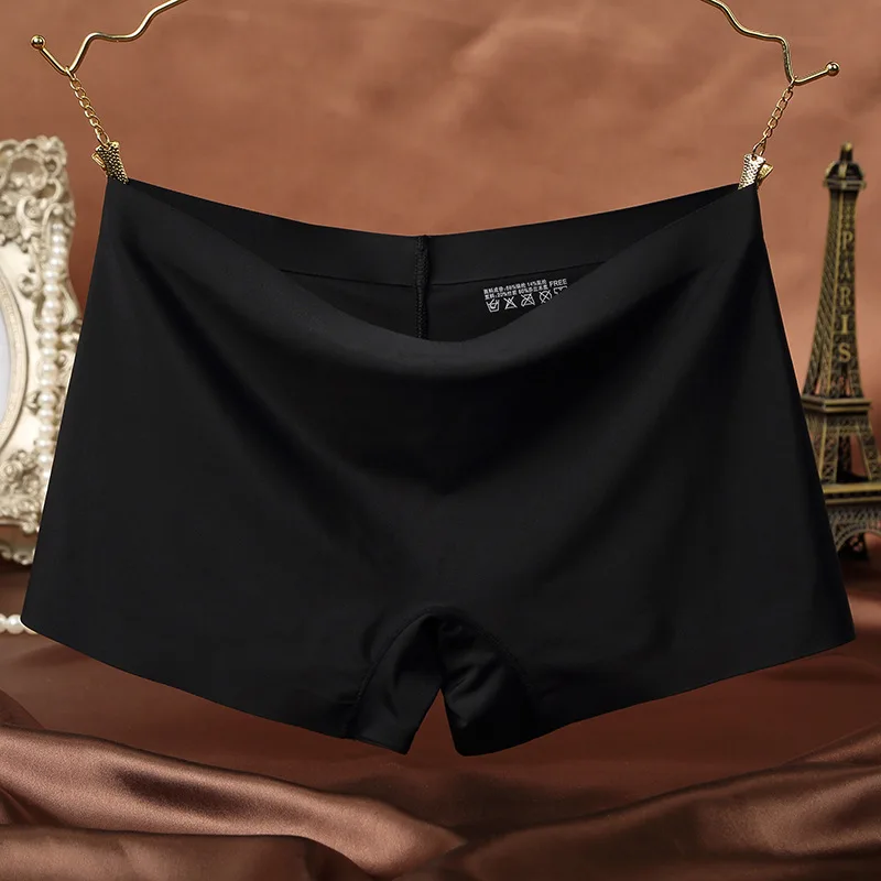 

KJ22 Ladies Safety Lingerie Underwear Mid Waist Seamless Women's Panties Female Boyshort Pants