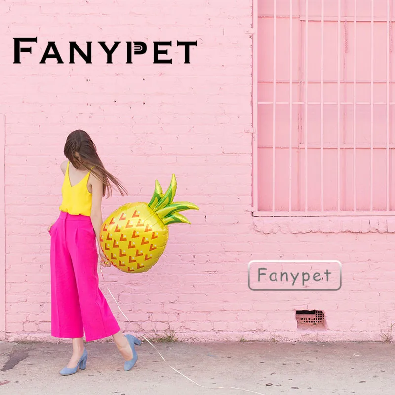 

Wholesale 50pcs shaped Pineapple Balloon Fruits Aluminium Foil Ballon Birthday Party Decorations helium Globos Kids Toys wedding
