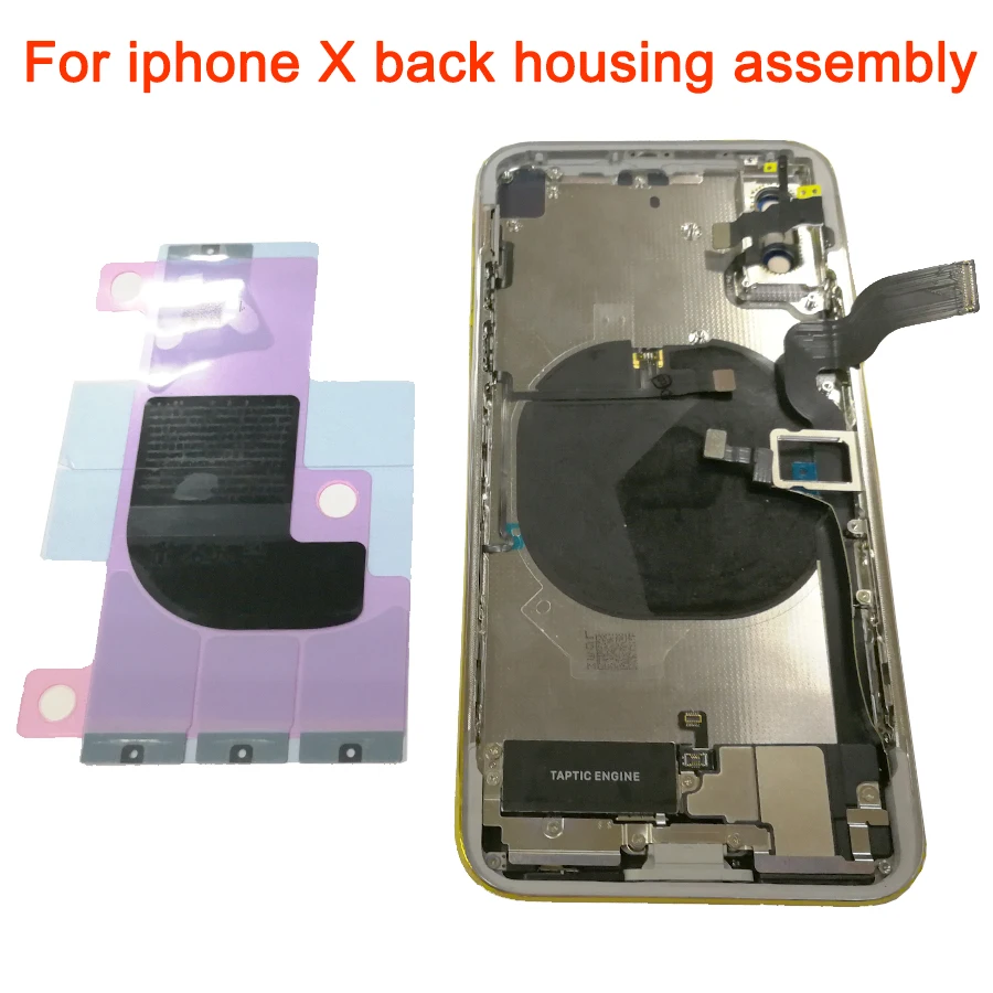 JPFix для iPhone X XS XR MAX задняя крышка батареи стеклянный задний корпус чехол в сборе с