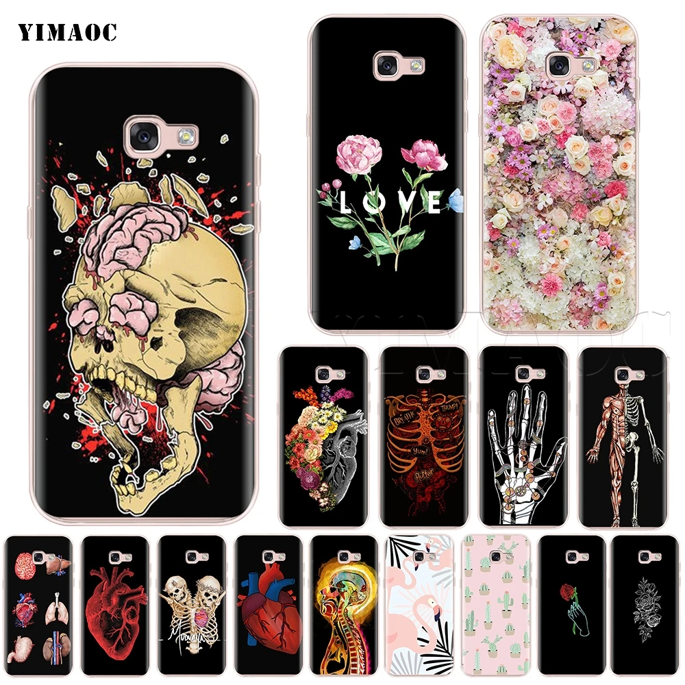 Силиконовый чехол YIMAOC для Samsung Galaxy A7 A8 A9 A10 A30 A40 A50 A70 M10 M20 M30 S10e J6 Plus 2018 | Мобильные
