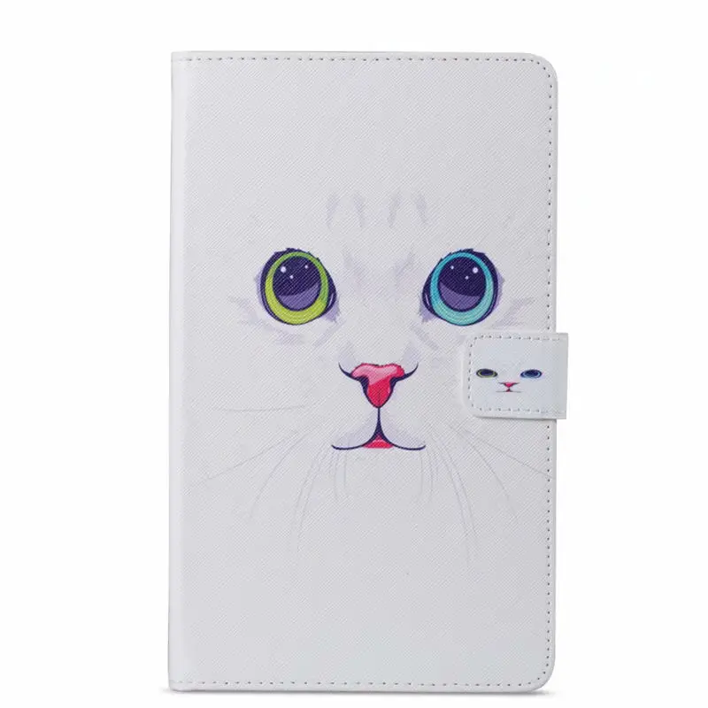 08 Модный чехол с изображением цветка Совы черепа для Samsung Galaxy Tab A 8,0 Smart tt385 8," Smart Cover Funda Tablet Shell - Цвет: 08