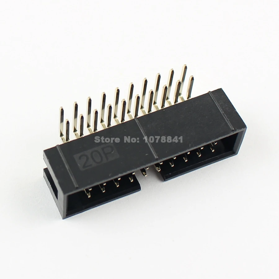 100 шт. прямоугольные штекерные разъемы 2 54 мм 2x10 Pin 20 Pin|connector 20|connector 2.54mmconnector idc |