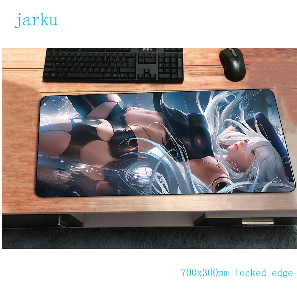 NieR Automata padmouse 700x300x2 мм игровой коврик для мыши геймер Коврик популярная клавиатура