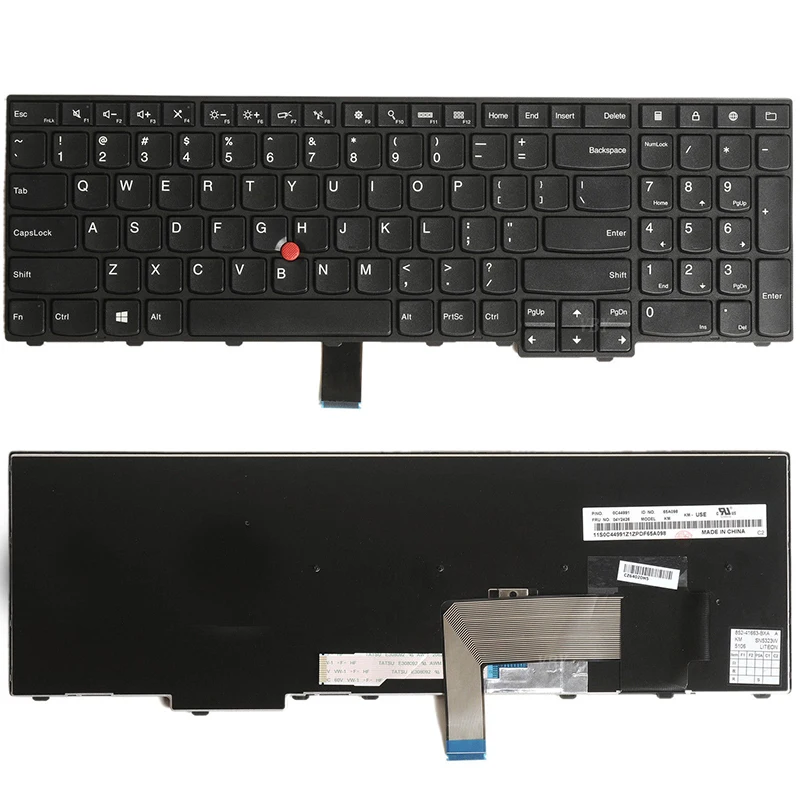 Новый/оригинальный Lenovo ThinkPad E531 E540 L540 W540 T540P Клавиатура США 04Y2652 0C45217 04Y2689 0C44991|Рамки