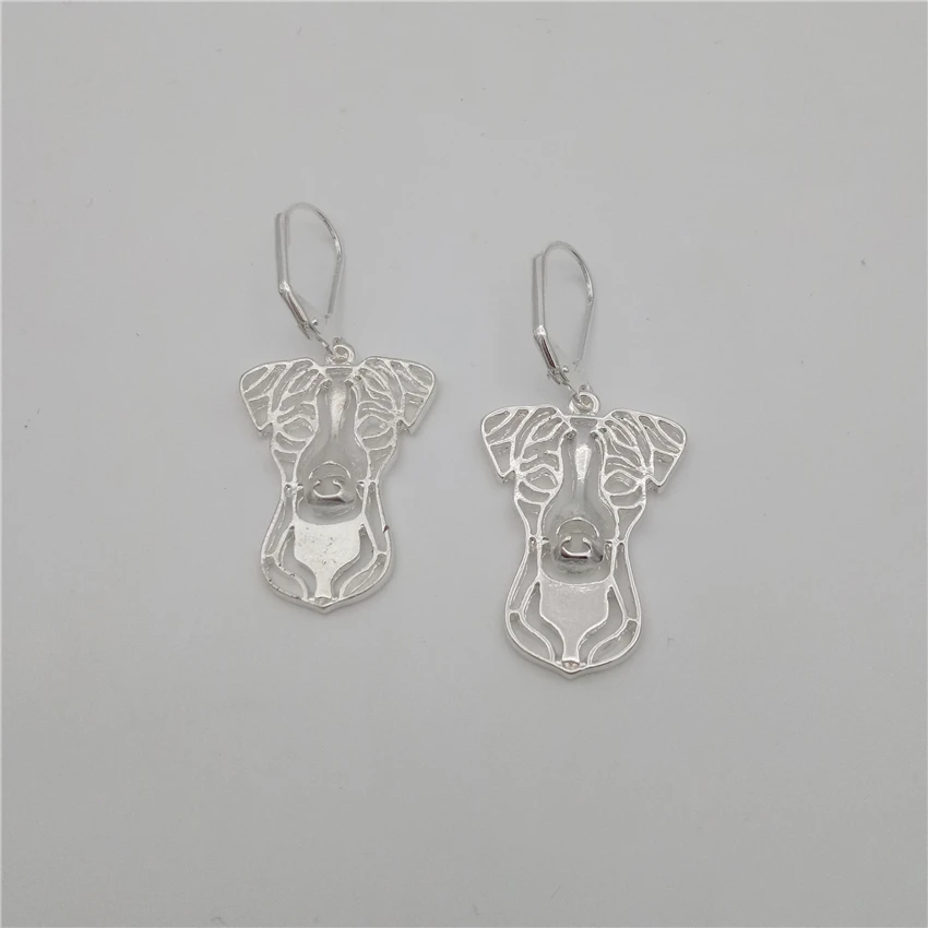 LPHZQH 2017 модные милые серьги из сплава Джек Рассел терьер для женщин девушек