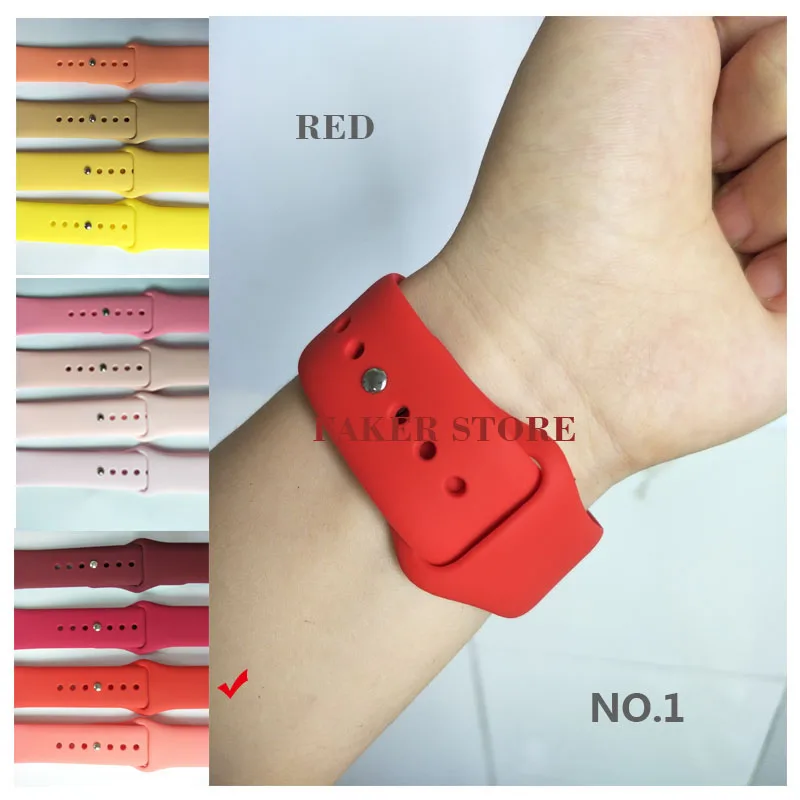 Силиконовый спортивный ремешок Correa для Apple Watch, 42 мм, 38 мм, 44 мм, Iwatch, серия 4, 3, 2, 1, резиновый браслет, ремешок для наручных часов