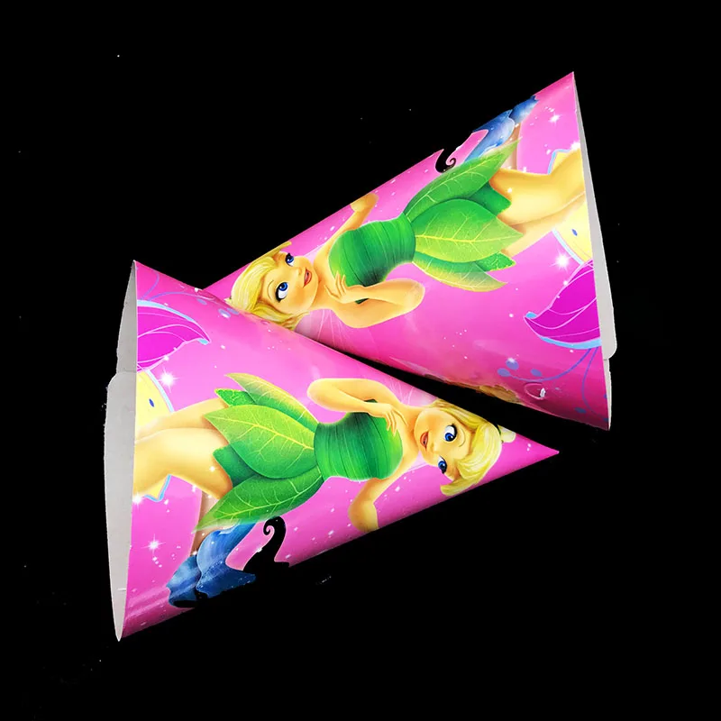 6 шт./лот TinkerBell вечерние головные уборы детский день рождения украшения шапки baby