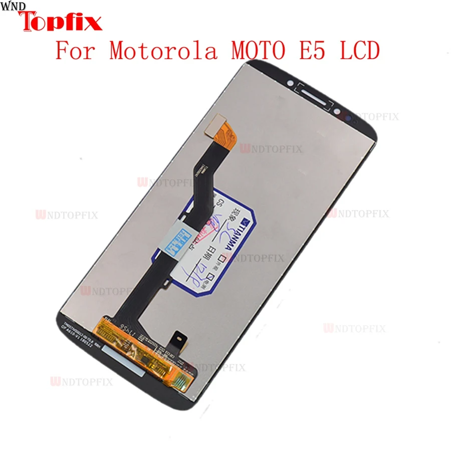 Для Motorola E5 Plus XT1924 ЖК-дисплей кодирующий преобразователь сенсорного экрана в