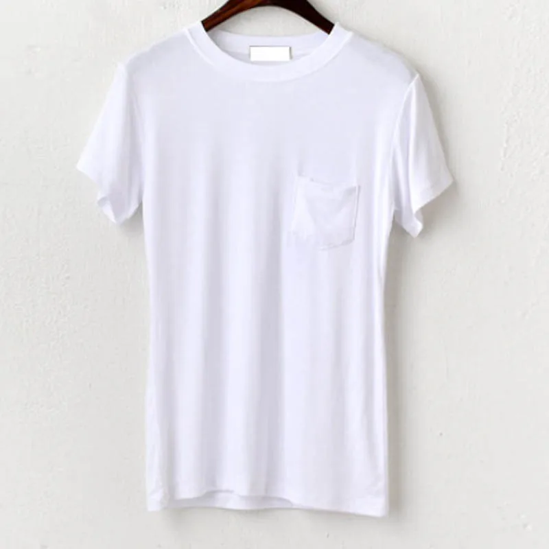 2020 New Cotton Harajuku Aesthetics Women Tshirt Sexy Short Sleeve Tops &amp Tees Fashion Casual Couple Pocket Summer T Shirt Girl | Женская