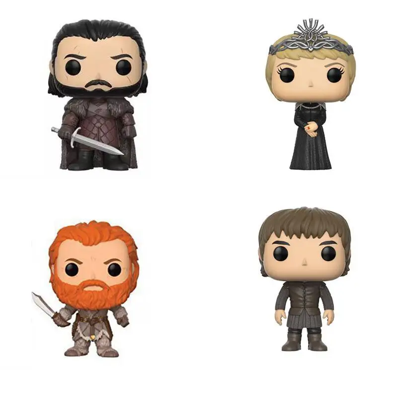 FUNKO POP аниме Игра престолов коллекционные игрушки Jon Snow Targaryen Drogon Ghost Tyrion Lannister