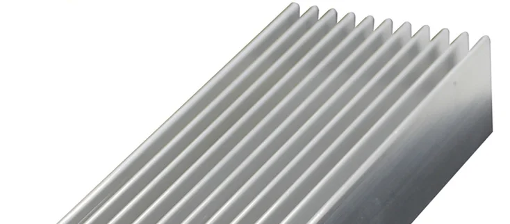 Pure aluminum heat sink 450*40*20MM Aluminum radiator fin mos tube heat block Aluminum alloy radiator cooling