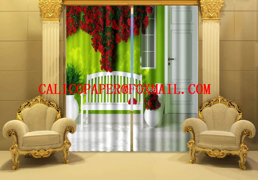 Фото печать стереоскопический 3d шторы корпус стены тростника украшение 3 d