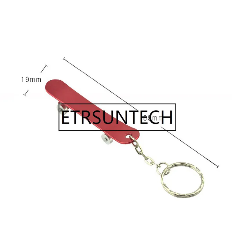 500pcs Multifunction Outdoor EDC Openner Adorable Skateboard Metal Bottle Opener Keychain Keyring Beer Bar Tool Free Laser Logo |