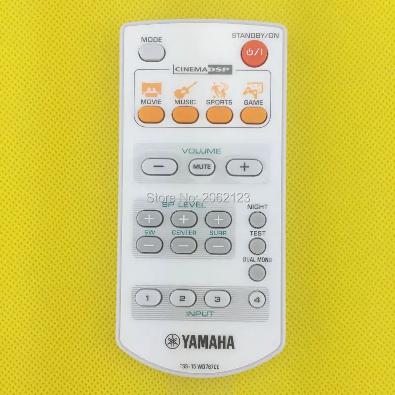[Оригинал] пульт дистанционного ControlTSS 15 WD76700 для усилителя YAMAHA (домашний