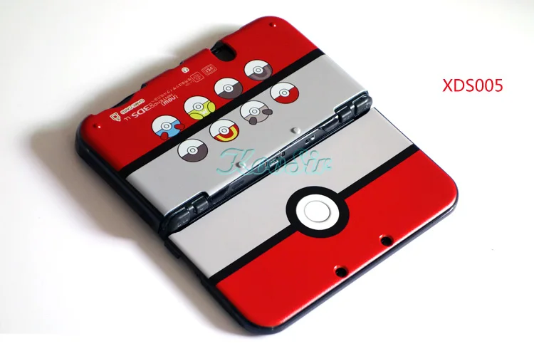 XDS005 Защитный чехол для kingd NEW 3DS XL/LL корпус Pokeball Pikachus шаблон оболочка обложка кожа для nintendo NEW 3DS LL консоль - Цвет: XDS005