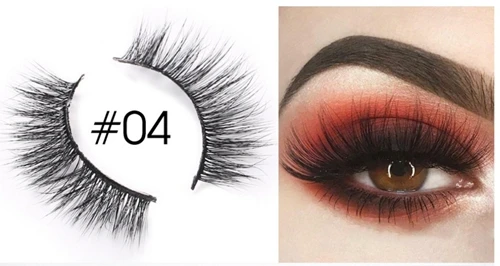 3D04 Clotobeauty натуральные накладные ресницы 3D норковые ресницы ручная работа длинные толстые объемные ресницы для наращивания макияжа Eyelashes-3D - Цвет: 3D04