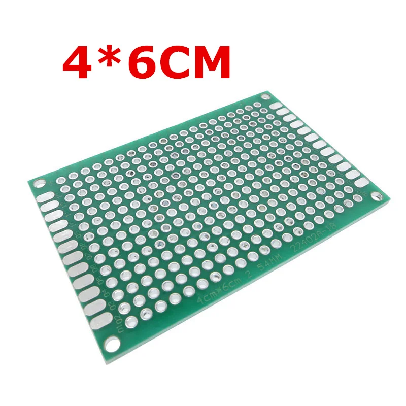 16 шт. Двухсторонний PCB Луженый 2 54 мм Печатная плата FR4 1 6 универсальный 2*8 3*7 4*6 5*7 6*8