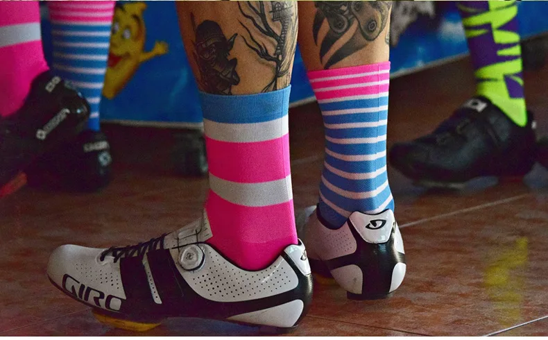 Носки для велоспорта Calcetines Ciclismo для мужчин и женщин бегущий хомбр скейтборд футбольные Леггинсы Баскетбол Спорт Meias Пилатес футбол