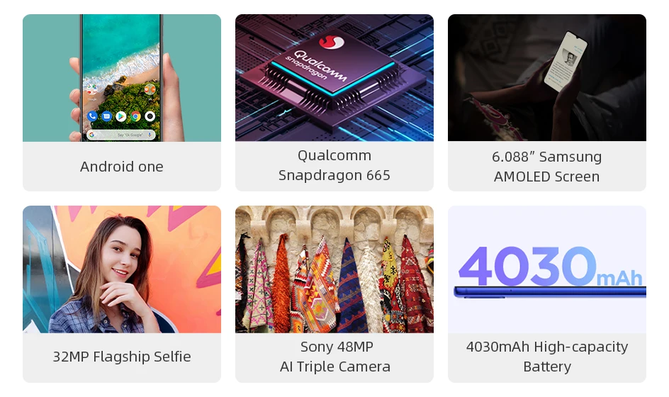 Xiaomi mi A3 mi A3 4 Гб 64 Гб Snapdragon 665 смартфон телефон CC9e CC 9E 48MP камера 32MP фронтальная камера 6,08" экран Android one