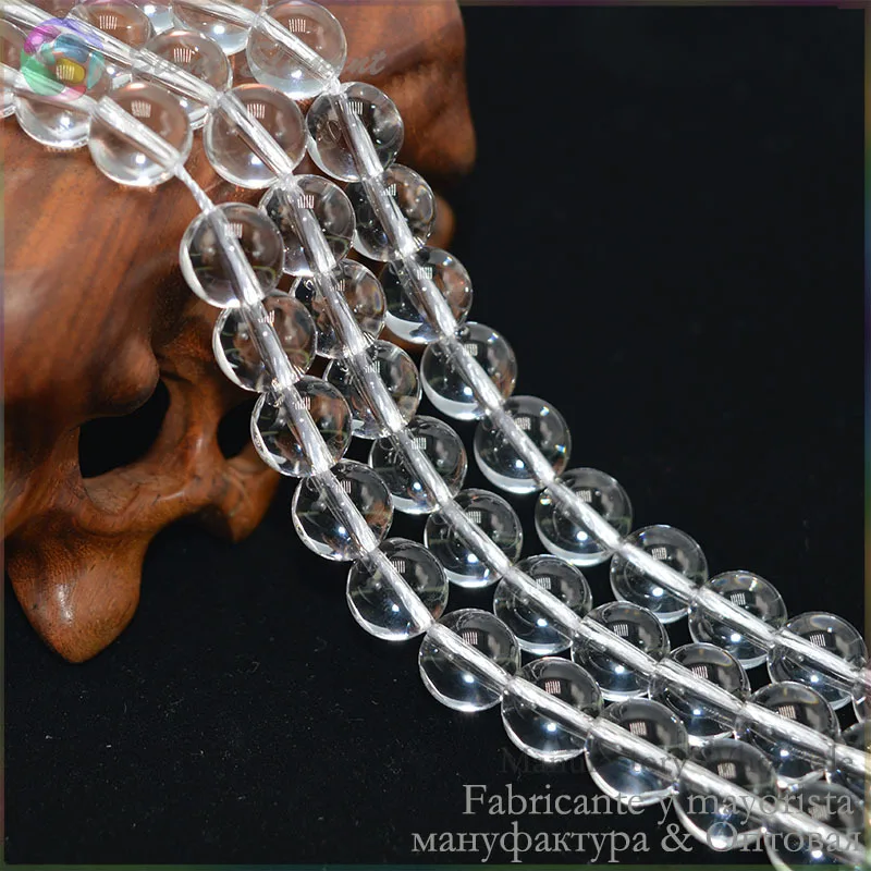 Круглые Бусины Из Натурального кварца 4 мм 5 6 8 10 12 | Украшения и аксессуары