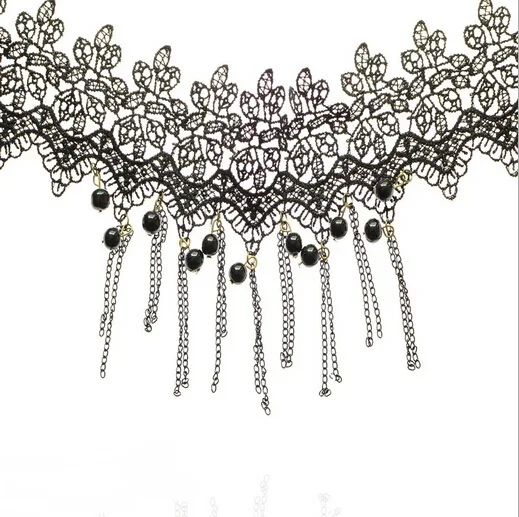2014 new fashion ladies short gothic handmade retro steam Ban Ke Leisi flower collar necklace jewelry sales wholesale. | Украшения и