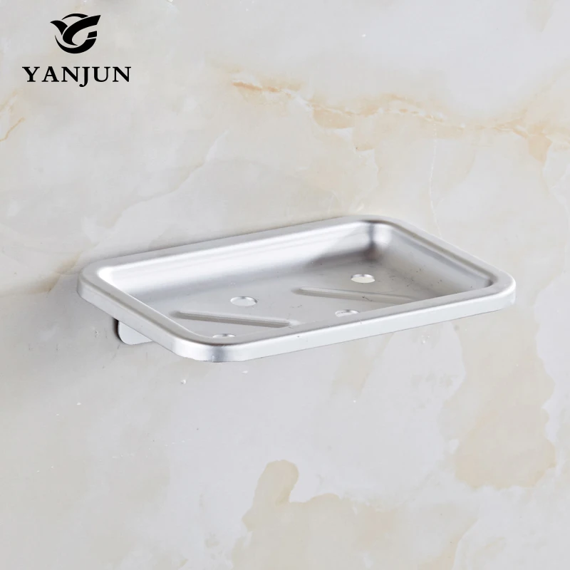 Yanjun настенный держатель для мыла душа алюминиевый ванной квадратной корзины YJ-7601