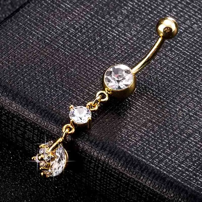 Модное женское кольцо для пупка украшение пирсинга тела из хирургической