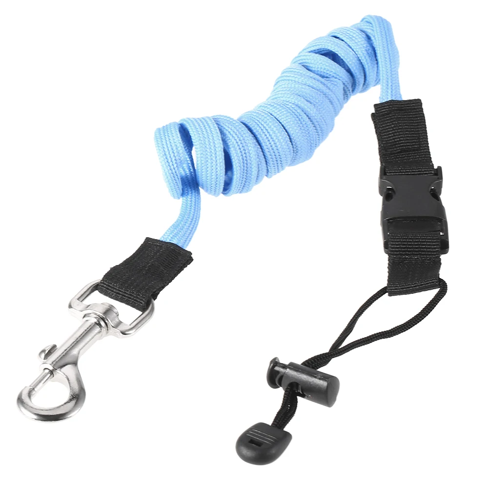 light blue Эластичное весло для байдарки, каное поводок для серфинга, поводок для серфинга, веревка, поводок для безопасности, гребные лодки, шнур, удочка, каяк, аксессуары - Цвет: light blue