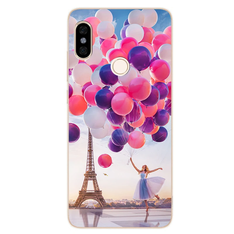 Soft Silicone Cases For Redmi Note 5 Case 5.99' Printed Cute Cover Phone for Xiaomi Xiomi note note5 pro Back |
