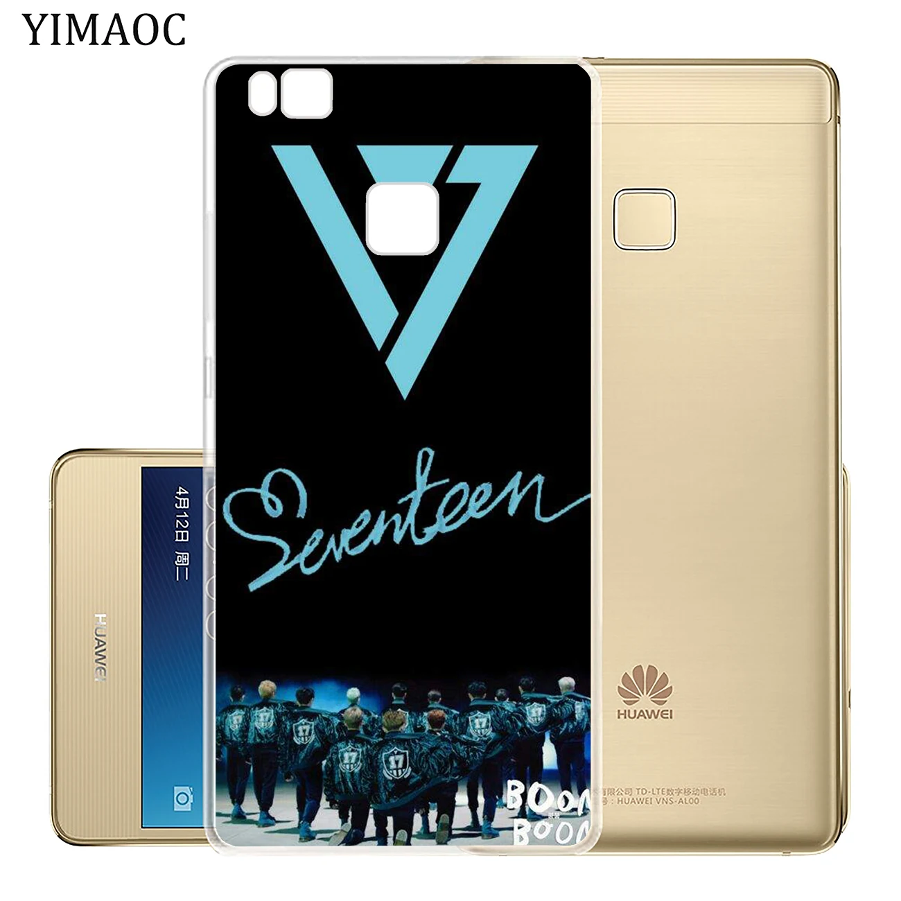 Мягкий силиконовый чехол YIMAOC Seventeen 17 Kpop для Huawei P30 P20 Pro P10 P9 P8 Lite 2016 2017 P smart Z 2019 |