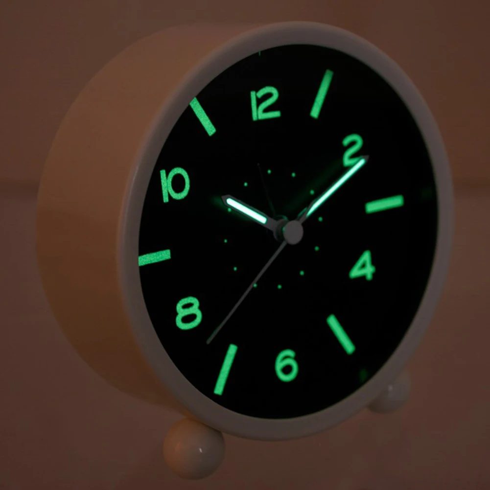 Часы Будильник рождественские подарки для детей студентов Креативные Круглые