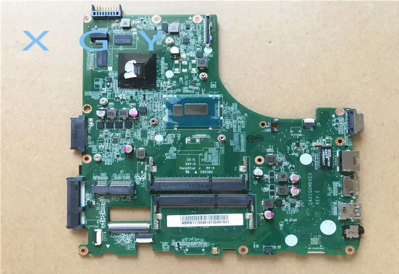 

DA0ZQ0MB6E0 for Acer aspire E5-471 E5-471G V3-472P Laptop motherboard I7-4510U CPU with GT820M GPU original mainboard