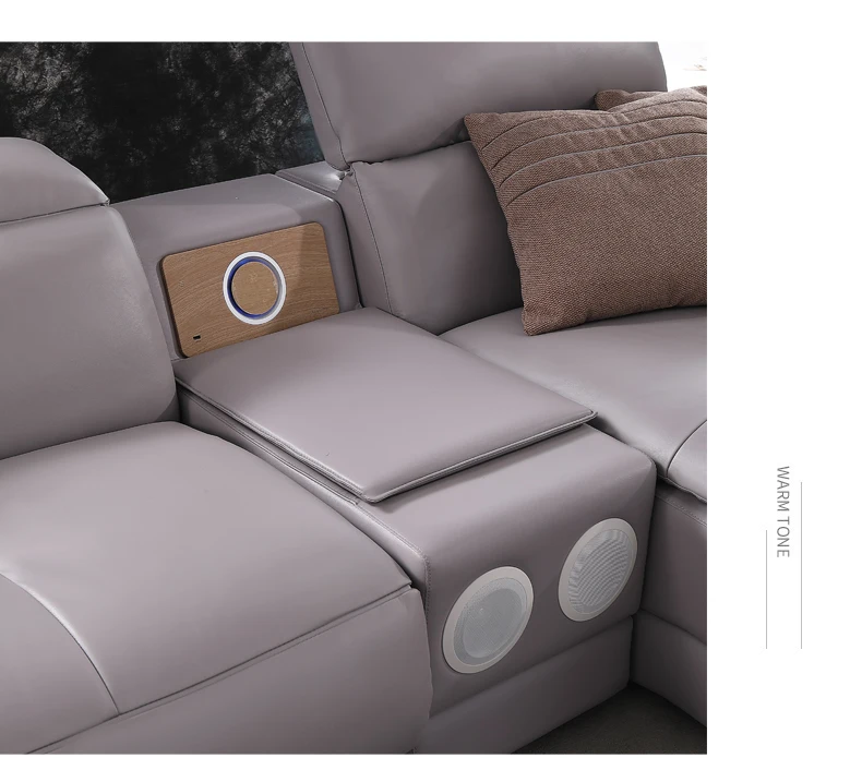 Комплект диванов для гостиной из натуральной кожи салонный Электрический Диван