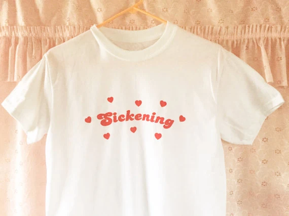 Серповидная Эстетическая розовая футболка женская Tumblr модная Милая camiseta rosa feminina