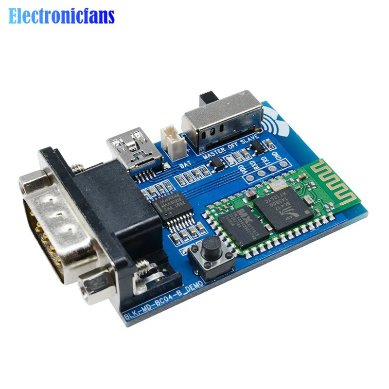 Последовательный адаптер связи RS232 Bluetooth Master-Slave 2 режима 5 в Mini USB последовательный