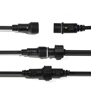4 шт., водонепроницаемый кабель питания и разъем для кабеля сигнала DMX, 1 м