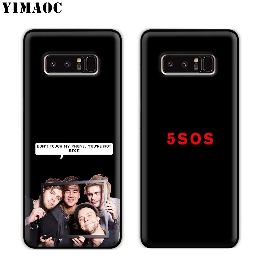 YIMAOC 5 Seconds Of Summer Soft Silicone Case for Samsung Galaxy Note 10 Plus 9 8 A9 A8 A6 2018 A5 A3 2017 2016 |