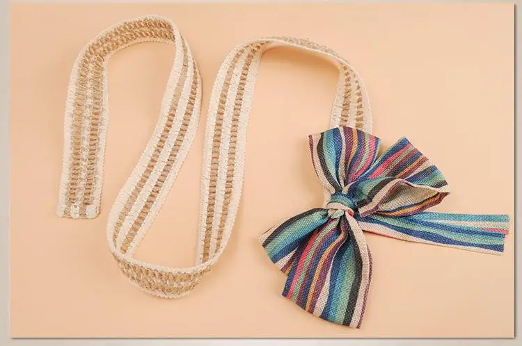 See Orange 3 Colors 2018 Summer Bowknot Belt Woman Belt Sashes Long Fabric Waist Belt For Dress Pants Accessories SO0137