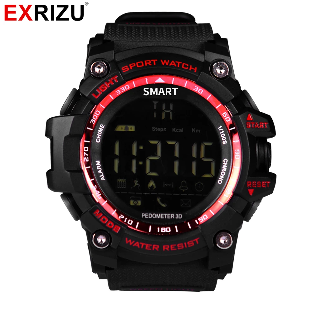 

EXRIZU EXSeries Xwatch Bluetooth Smart Watch Professional 50M Waterproof IP67 Podometer Health Fitness Tracker Sport Smartwatch