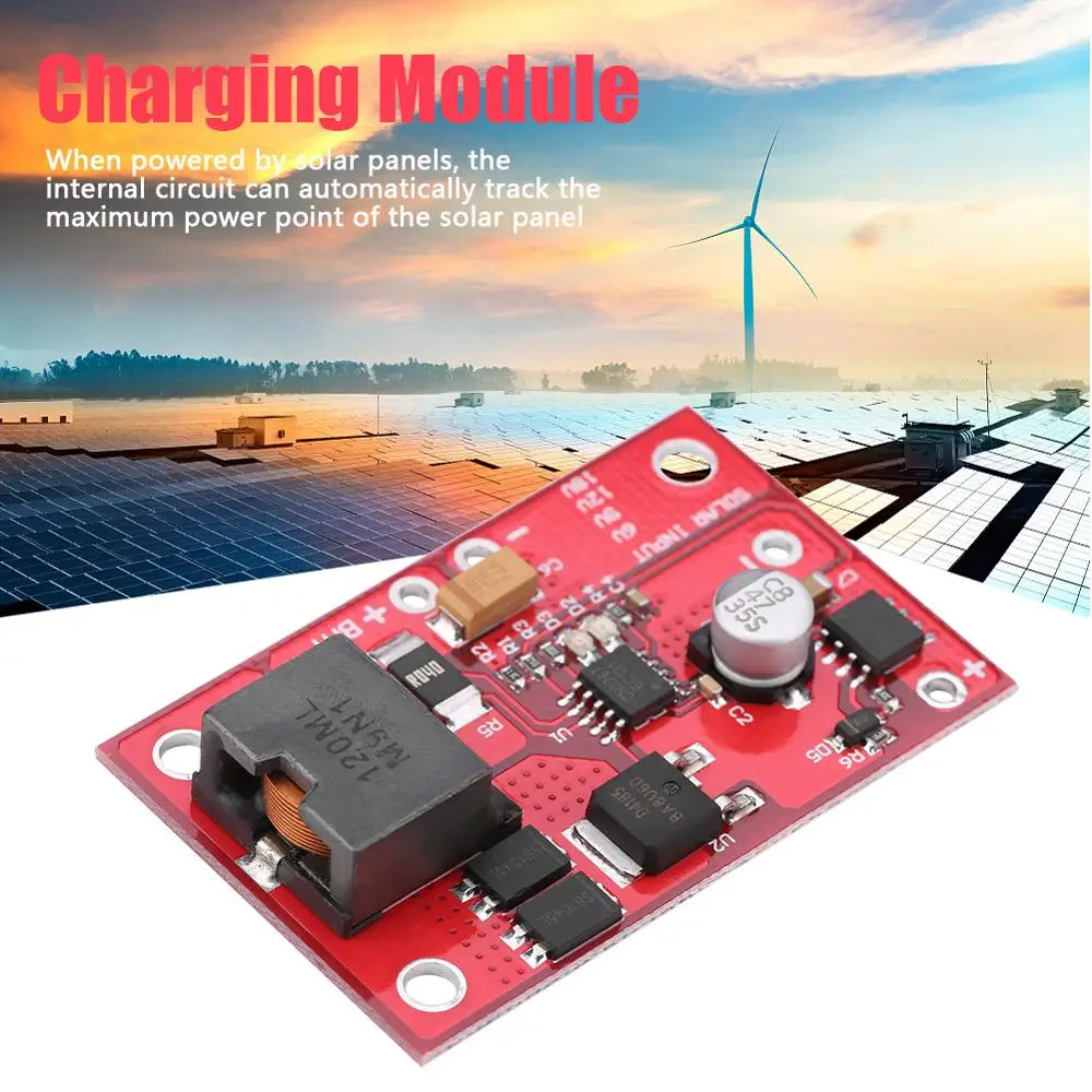 3A MPPT контроллер солнечной панели зарядный модуль для 12V свинцово-кислотного