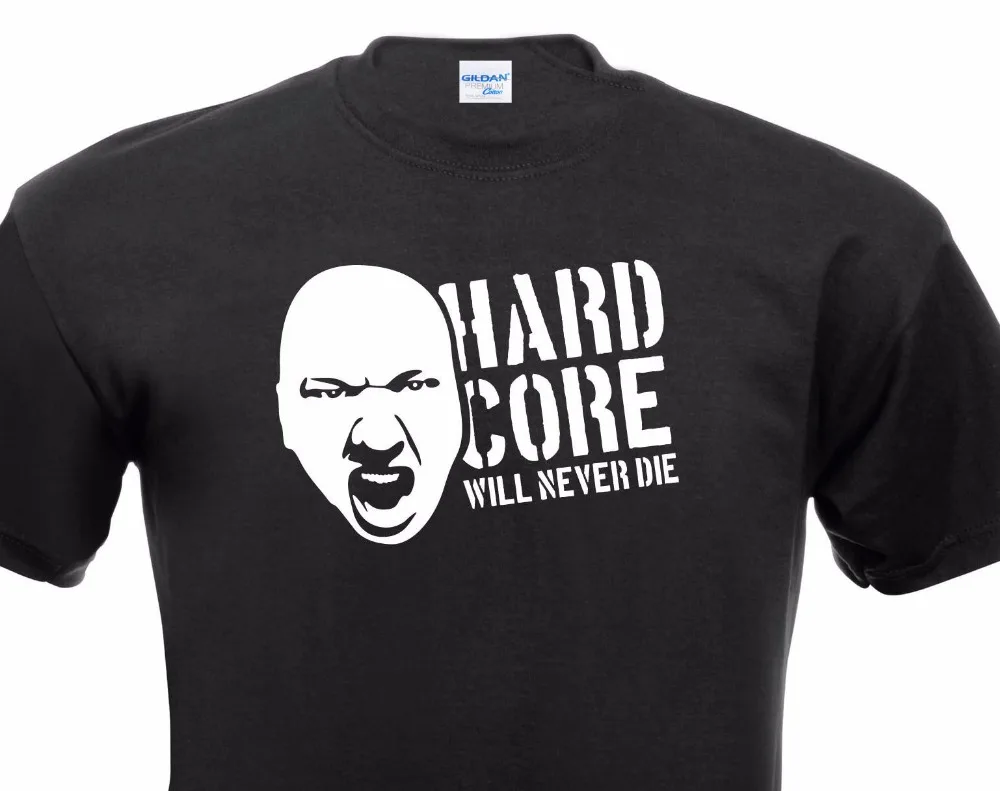 Футболка с принтом Hardcore Will Never Die Hardstyle Rawstyle Festival Dutch graphic лето 2019|designer t shirt|fashion shirtt