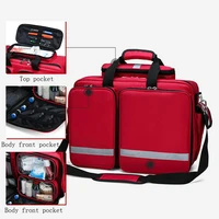 outdoor first aid kit refrigeratible sports red nylon waterproof cross messenger bag family travel emergency bag djjb026