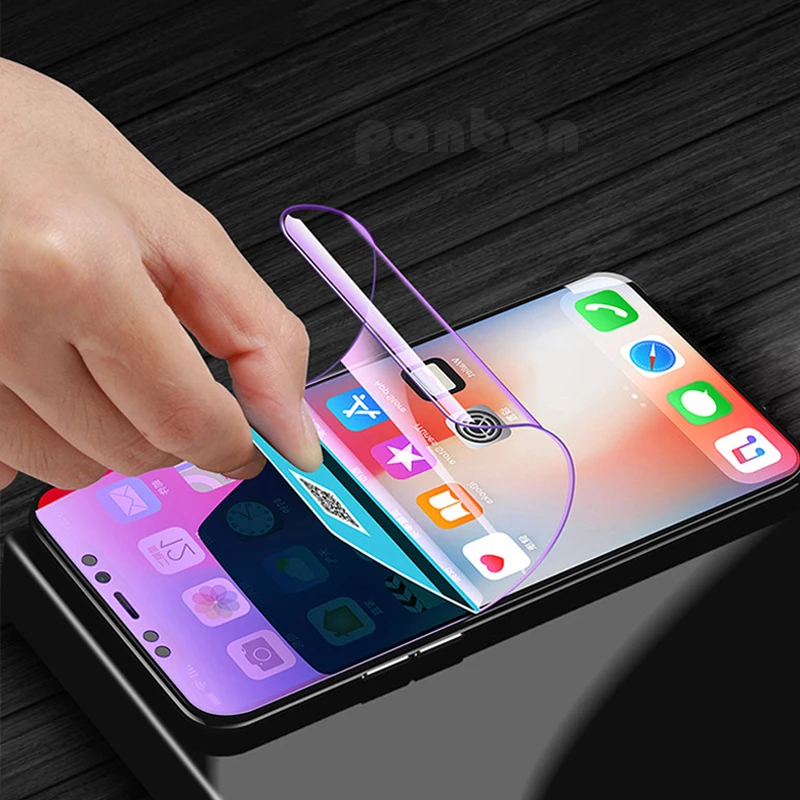 Мягкая анти-синяя Гидрогелевая пленка для Umidigi F1 S3 Pro One max полное покрытие экрана протектор самовосhealing вающийся ТПУ нано пленка