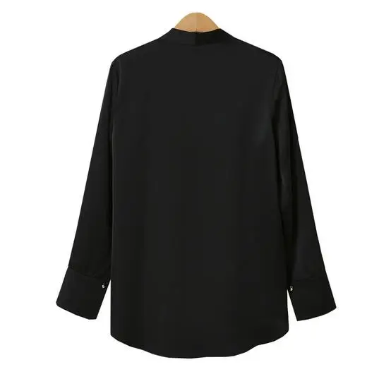Блузка большого размера 4XL 3XL с вырезом лодочкой глубоким треугольным и